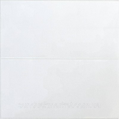 Панель стінова 3D 700х700х5мм Lichi square white (D) SW-00001802 SW-00001802 фото