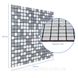 Самоклеюча алюмінієва плитка срібна мозаїка зі стразами 300х300х3мм SW-00001824 (D) SW-00001824 фото 3