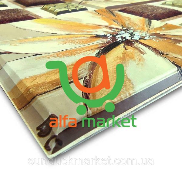 Декоративна ПВХ плитка на самоклейці масляные краски 300х300х5мм, ціна за 1 шт. (СПП-608) SW-00001138 SW-00001138 фото